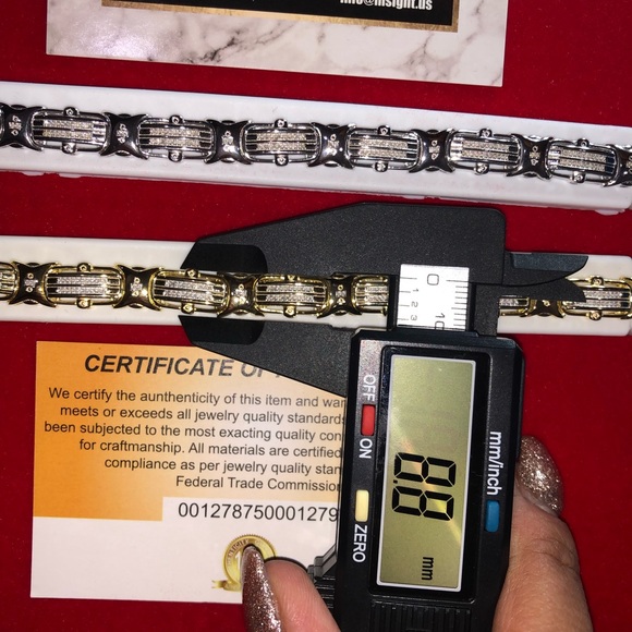 Genuine real diamond custom made bracelets for men, bestsellers back in stock! - Picture 5 of 10